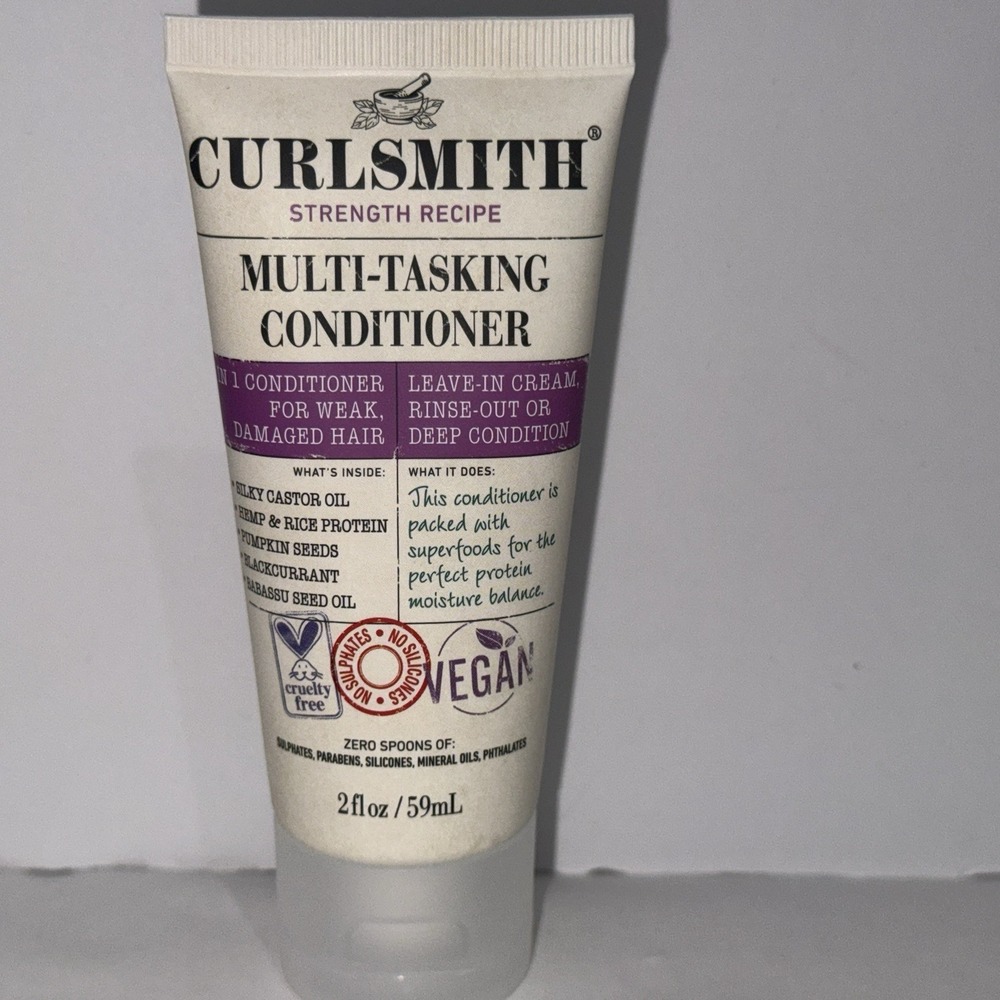 Curlsmith Multi-Tasking 3-In-1 Conditioner for Curly‎ Hair, 2 Fl Oz